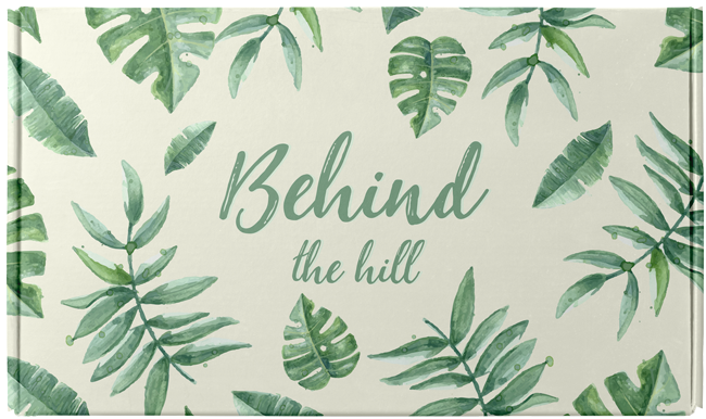 Green custom mailer box with Behind The Hill Logo