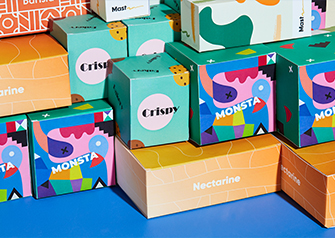 assorted folding boxes