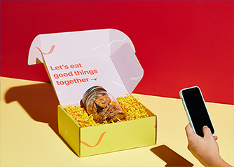 Mailer box for cookies